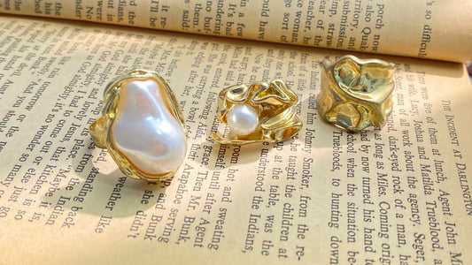 Gold Pearl Rings: Tiny Lights for Your Fingers