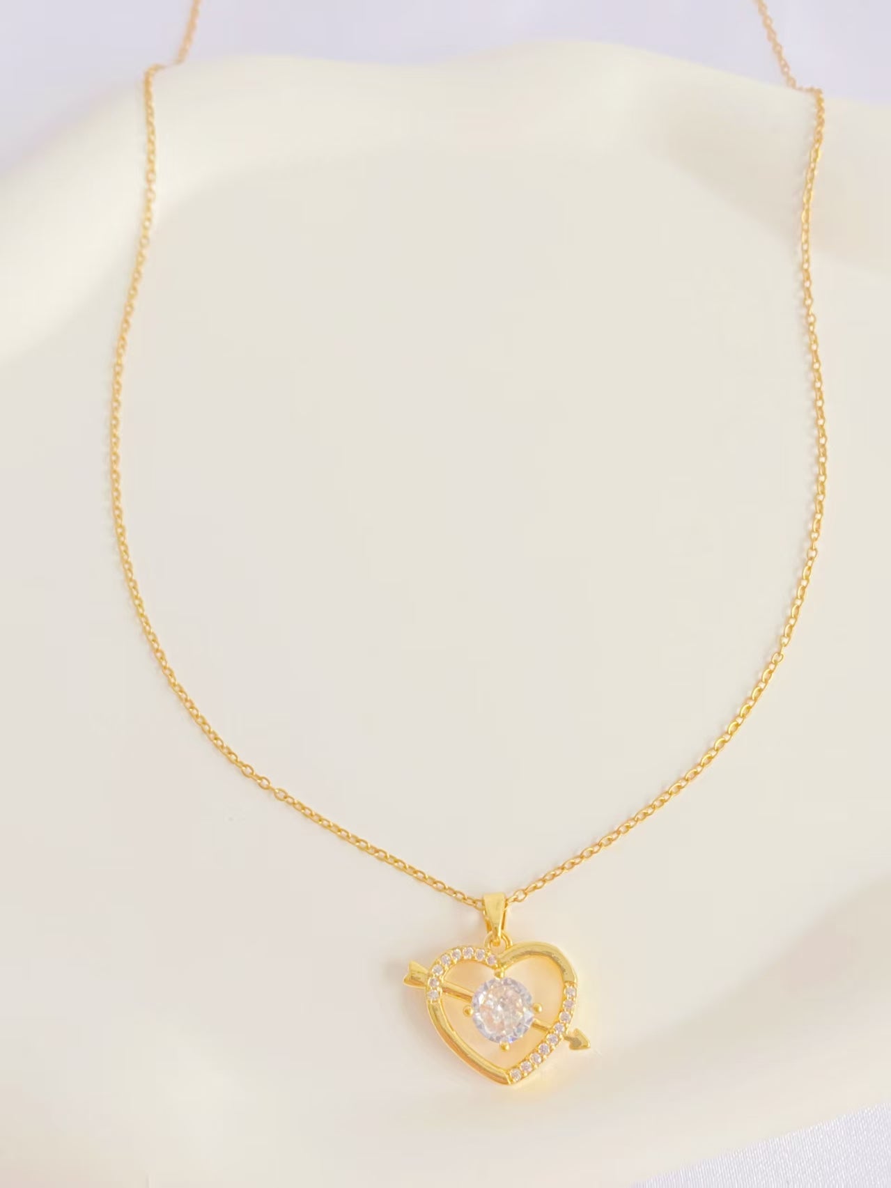 Sparkling Heart Necklace