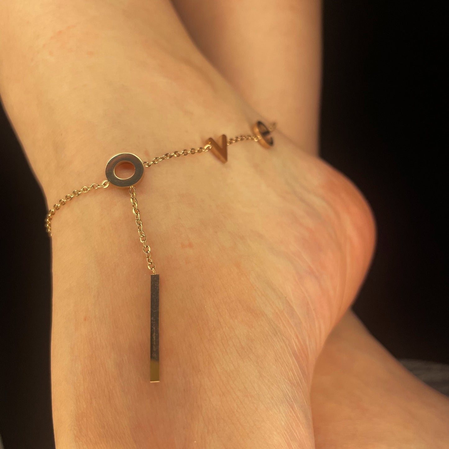 Love Letter Gold Anklet