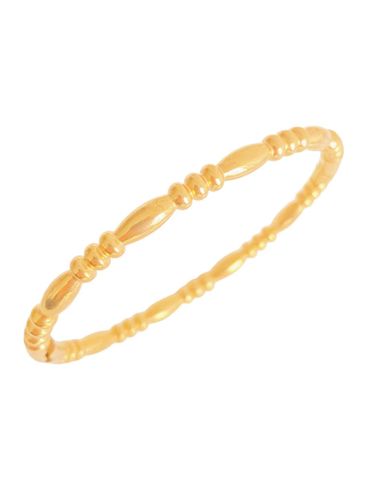 Gold Beaded Bangle