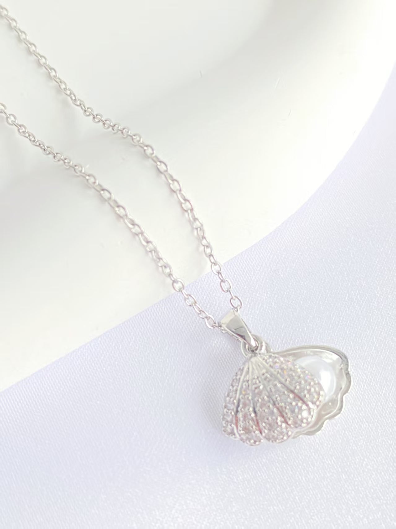 Shimmering Shell Necklace