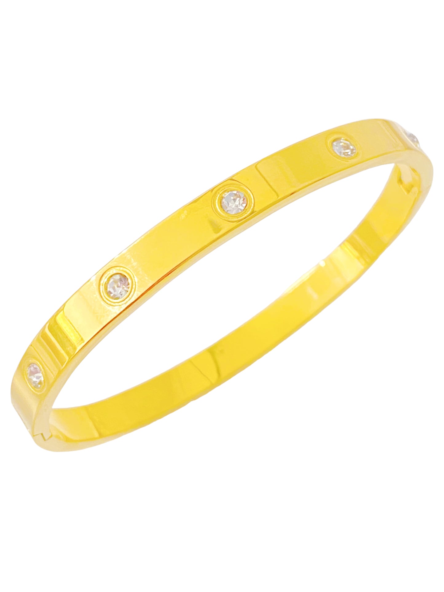 Crystal Gold Bangle