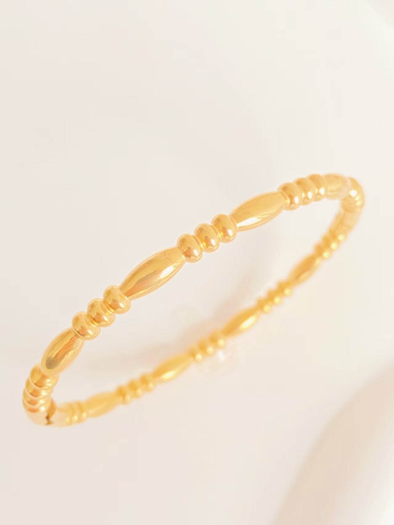 Gold Beaded Bangle