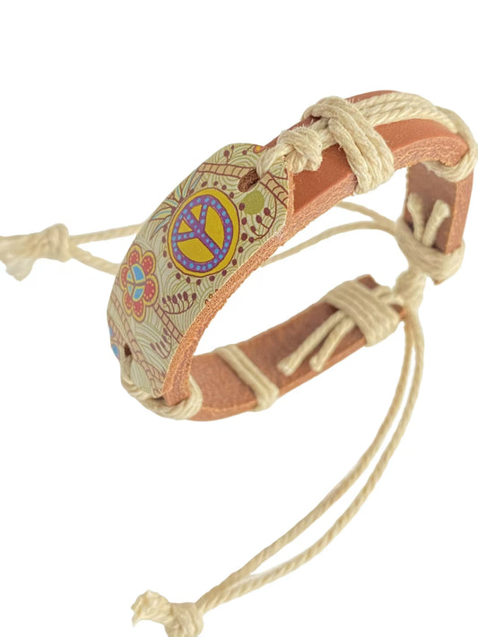 Vintage Heat - Transfer Woven Bracelet