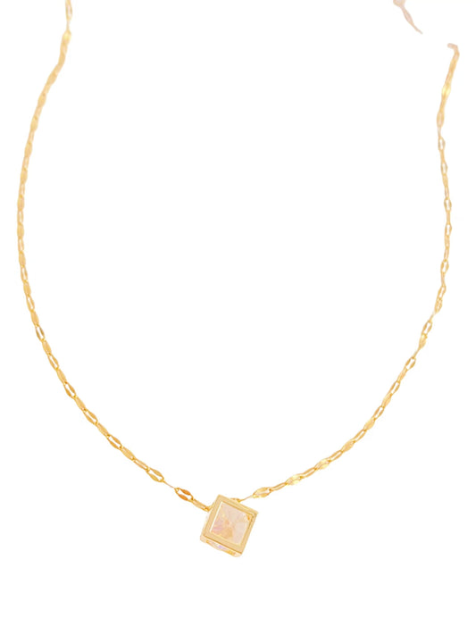 Square Sparkle Necklace