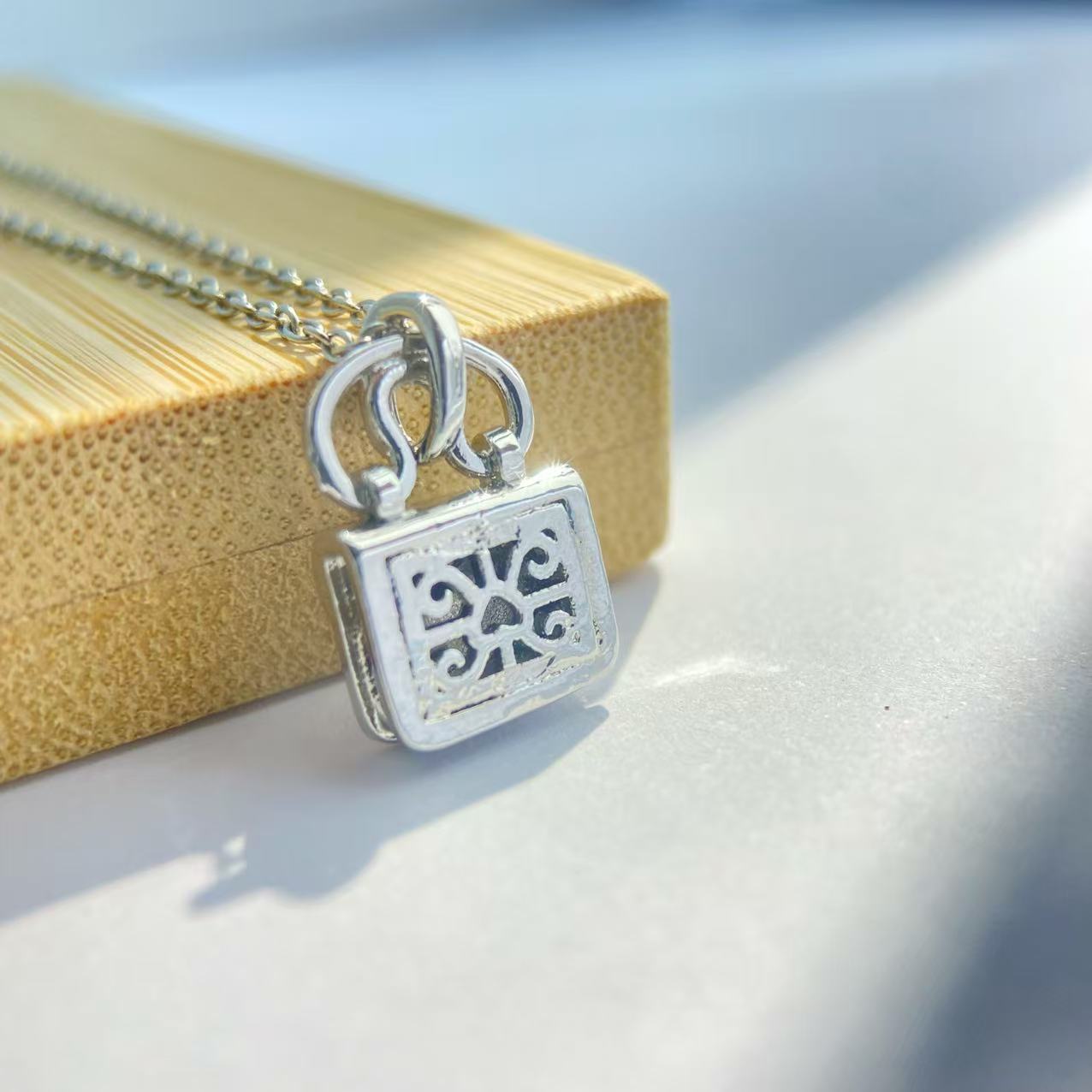 Sparkle Box Necklace