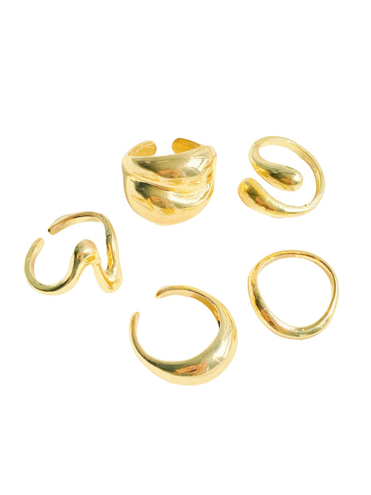 Sculptural Rings (All-five)