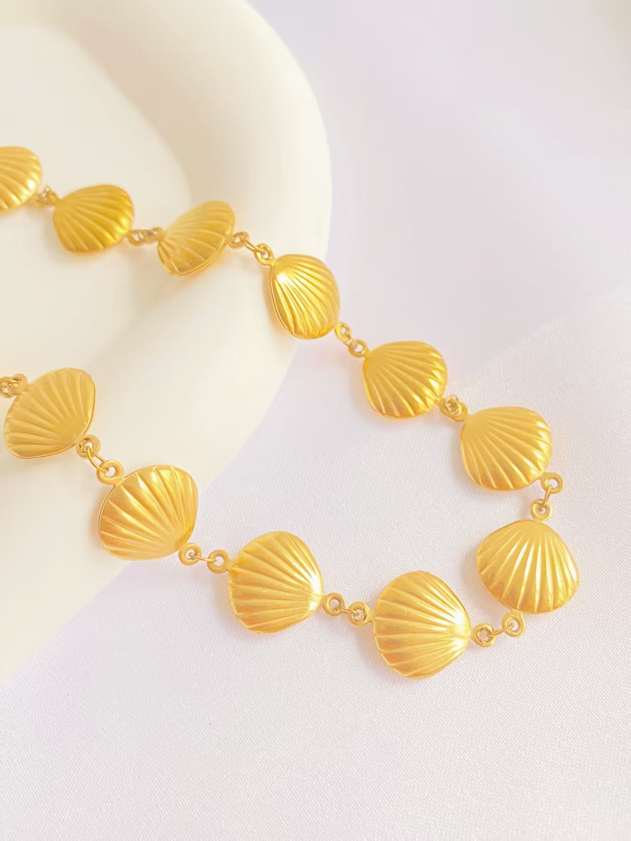 Gold Shell Necklace