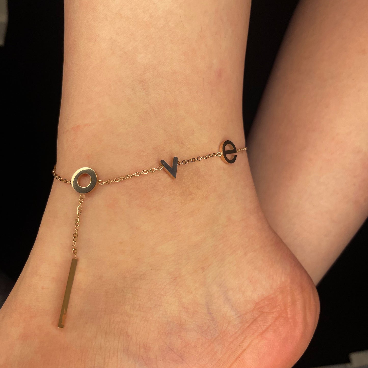 Love Letter Gold Anklet