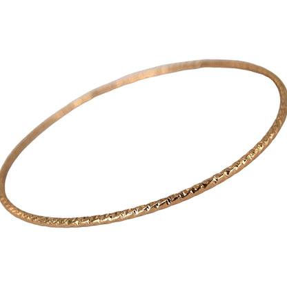 Gold Bangle Bracelet (D)