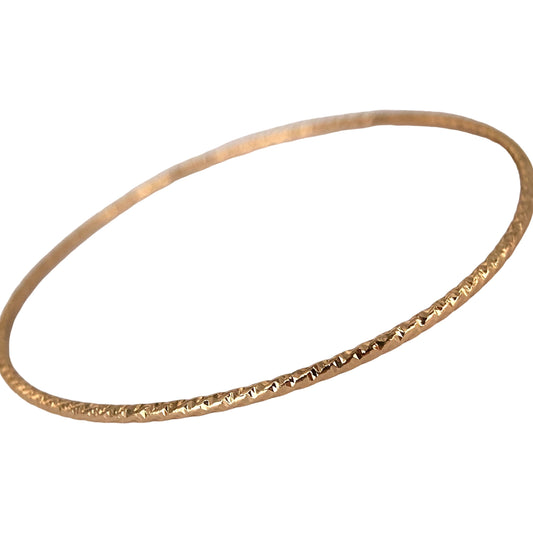 Gold Bangle Bracelet (D)