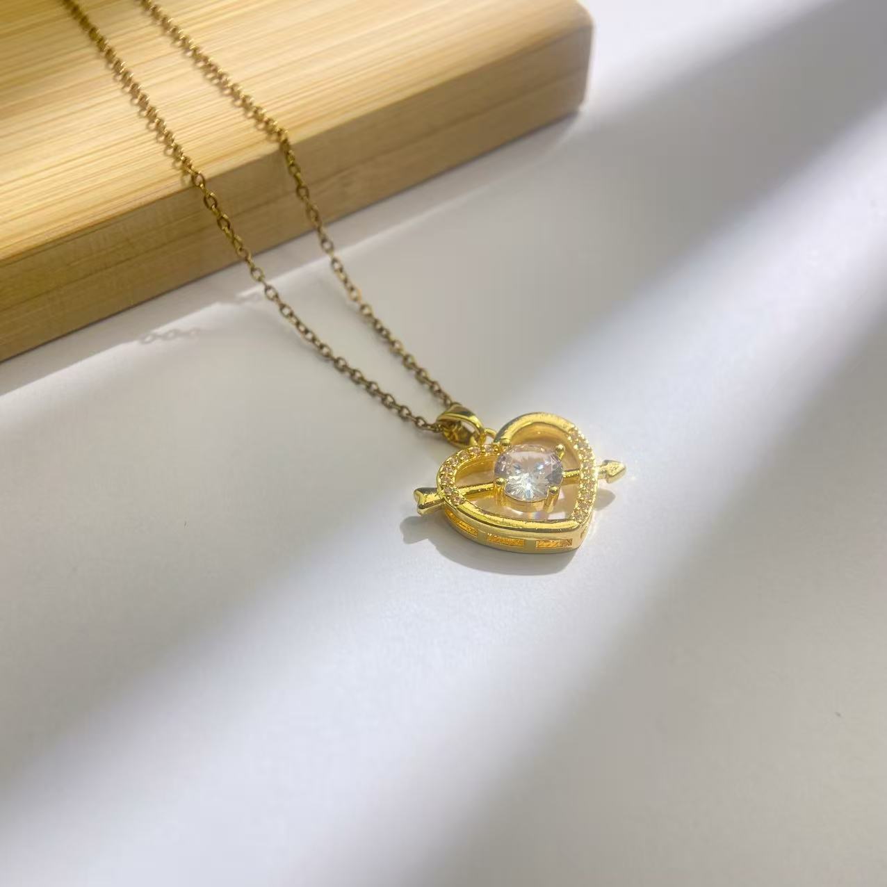 Sparkling Heart Necklace