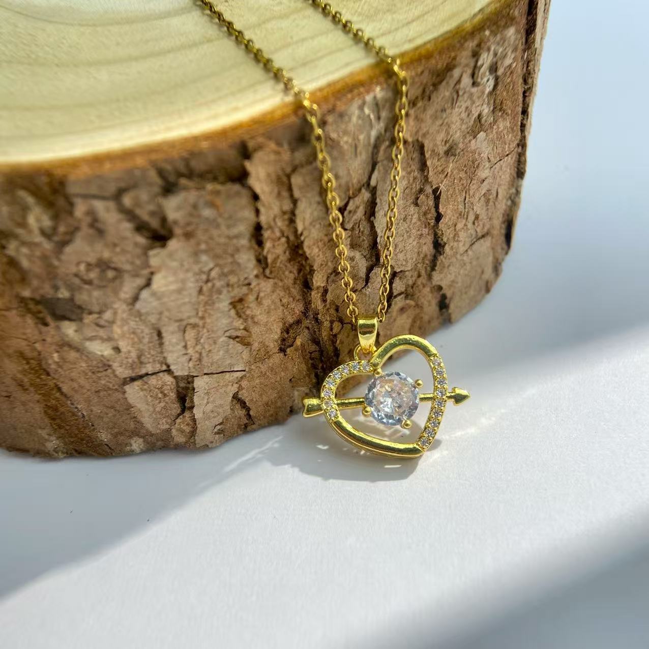 Sparkling Heart Necklace
