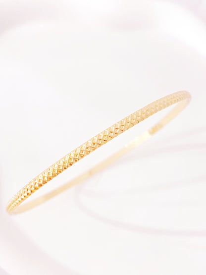 Gold Bangle Bracelet (B)