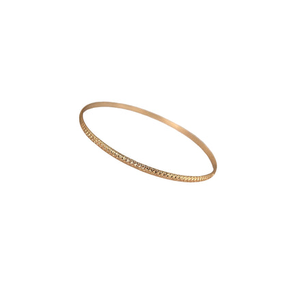 Gold Bangle Bracelet (B)