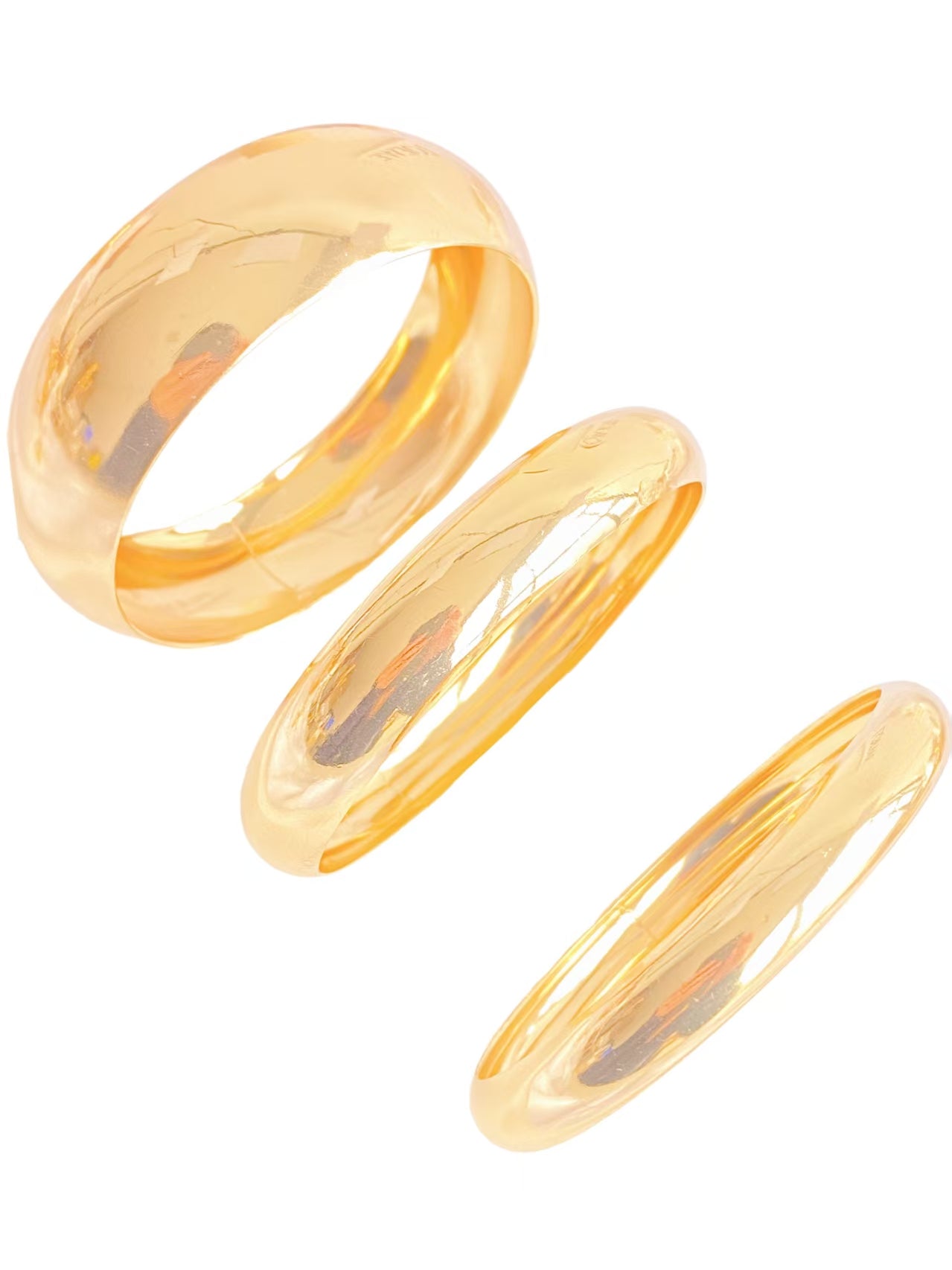 Gold Bangles (All-three)