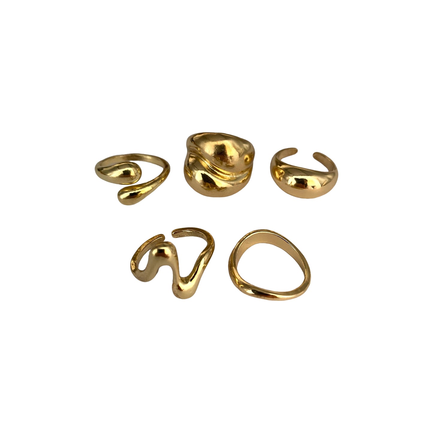 Sculptural Rings (All-five)