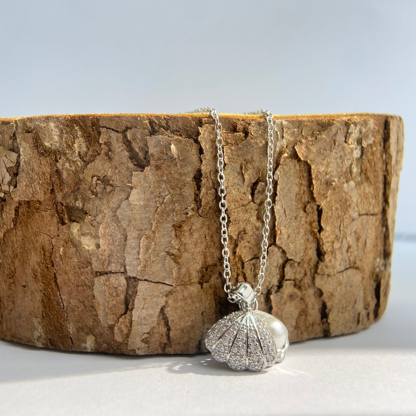 Shimmering Shell Necklace