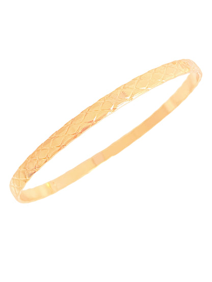 Gold Bangle Bracelet (C）