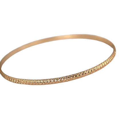 Gold Bangle Bracelet (B)