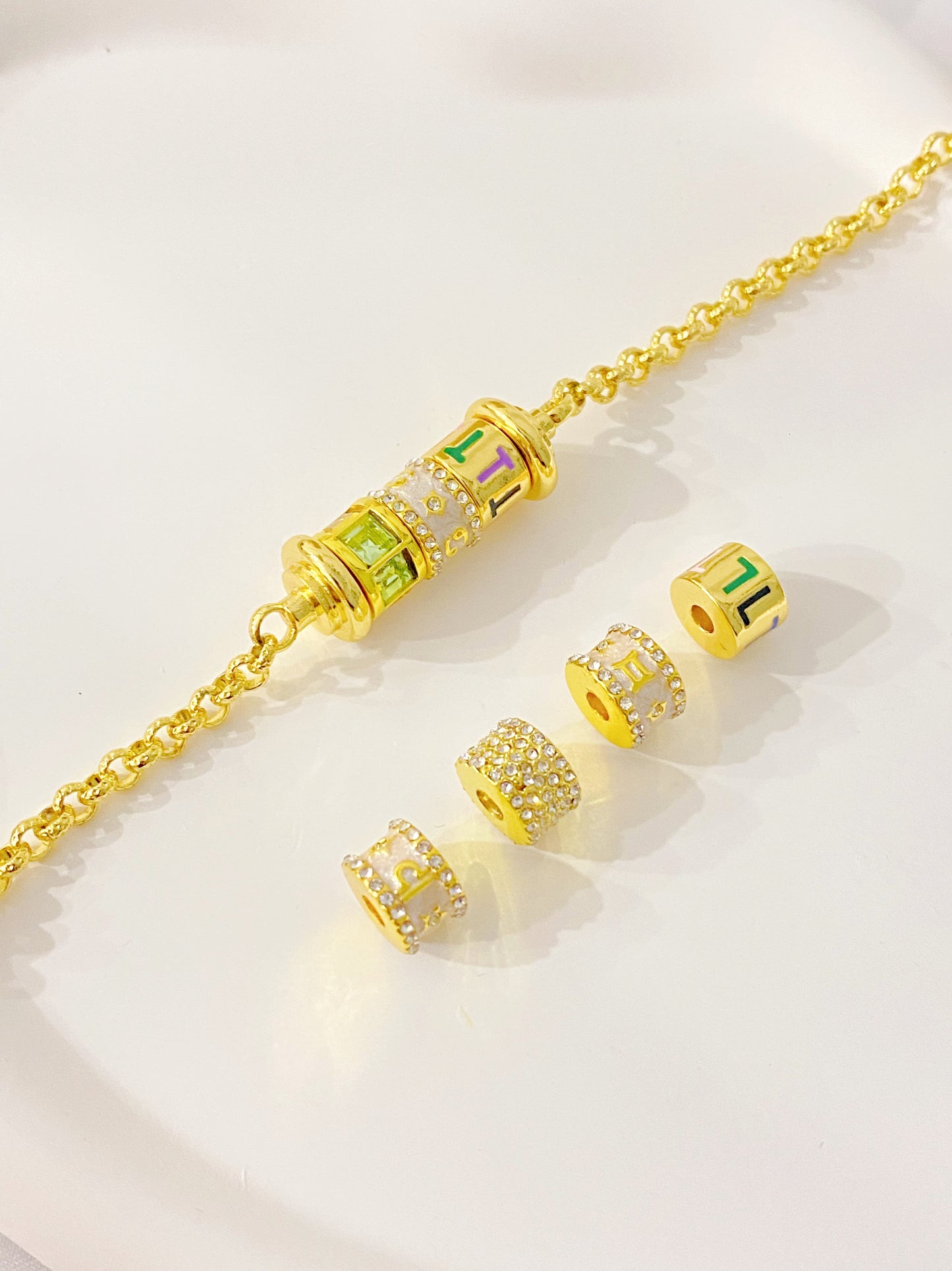 DIY Gold Bracelet