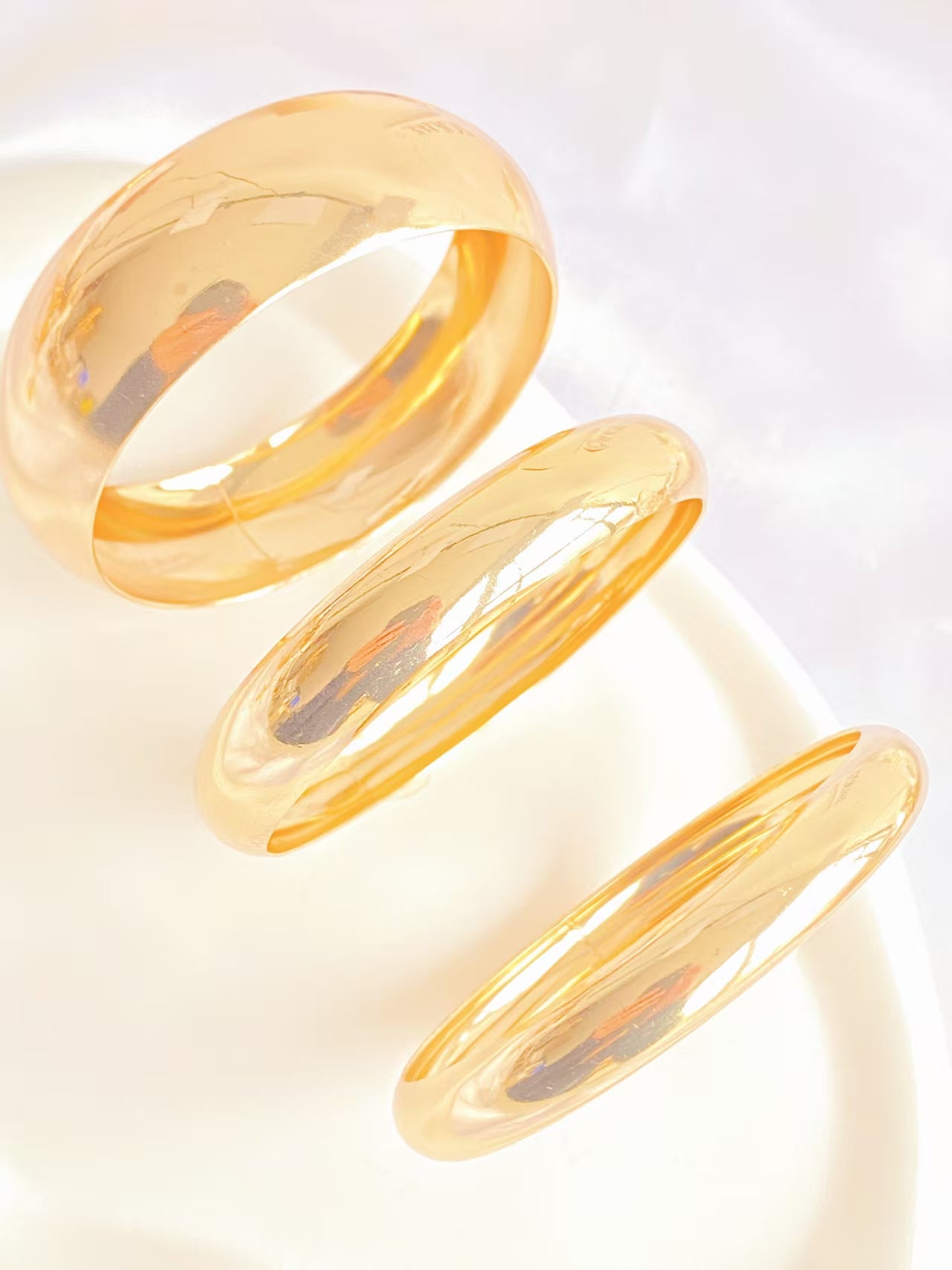 Gold Bangles (All-three)