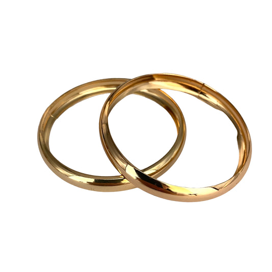 One Gold Bangle (A-Width10mm)