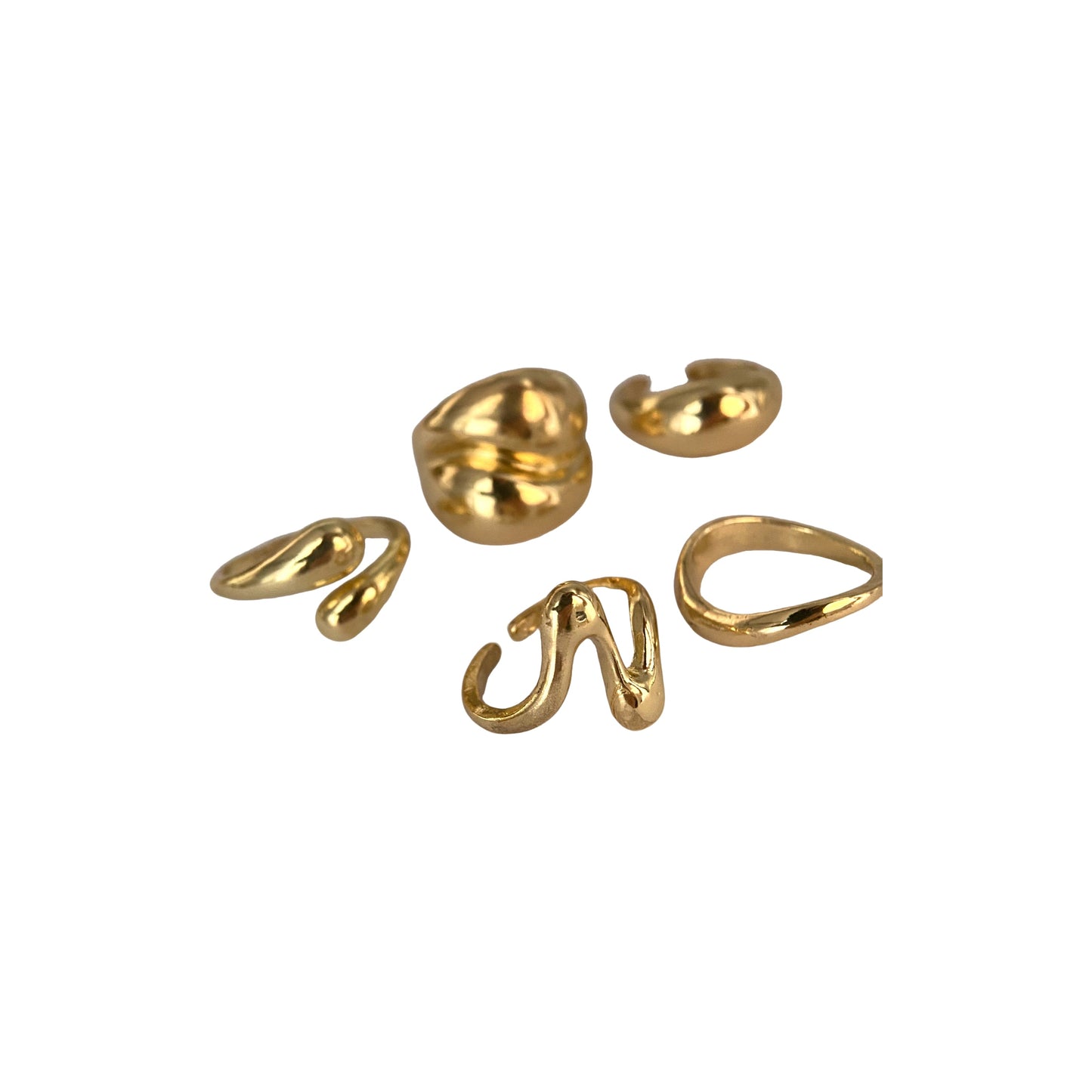 Sculptural Rings (All-five)