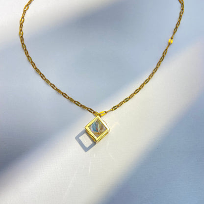 Square Sparkle Necklace