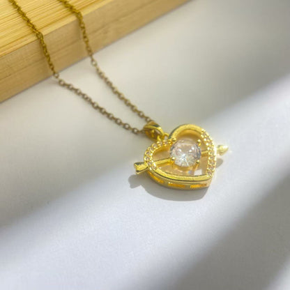 Sparkling Heart Necklace
