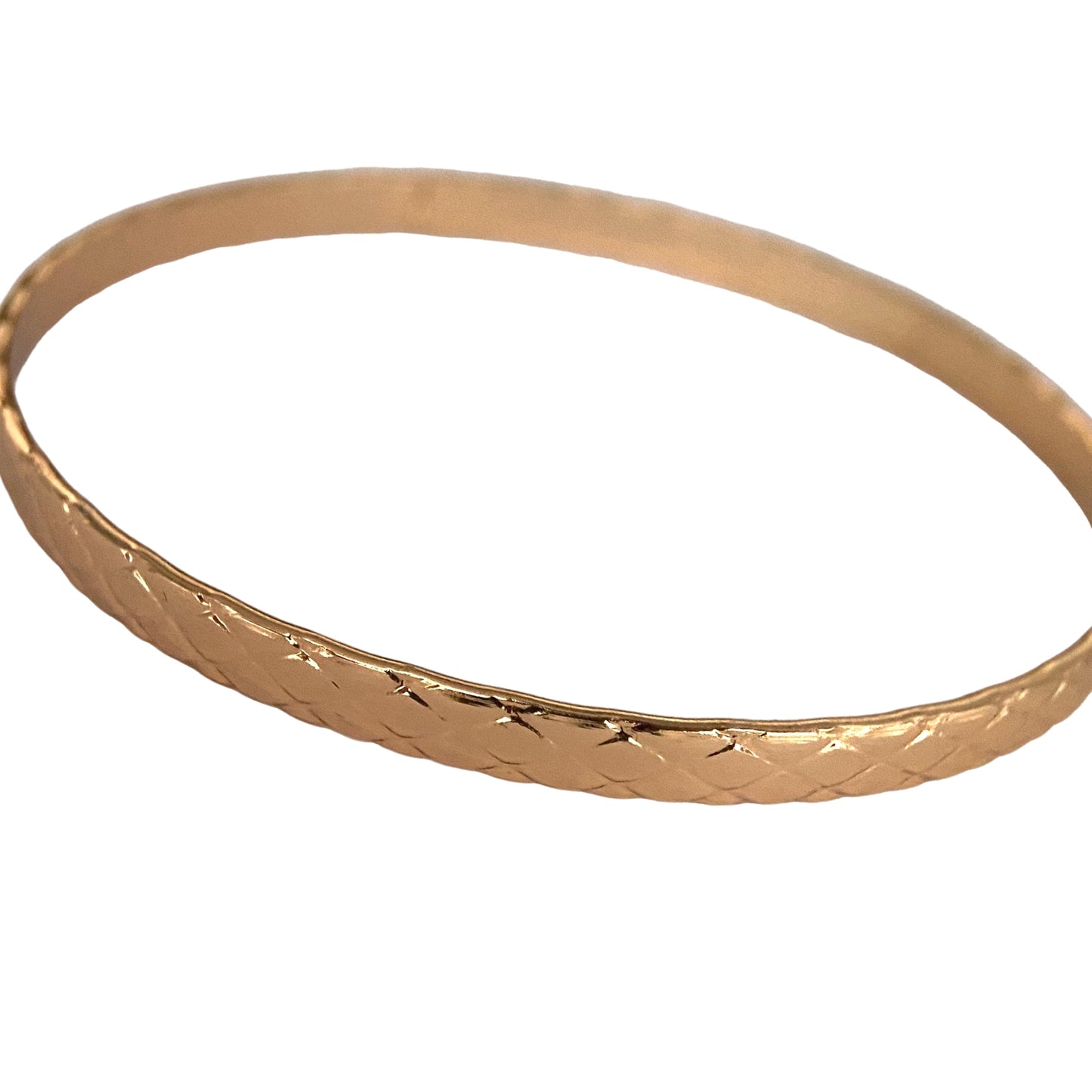 Gold Bangle Bracelet (C）