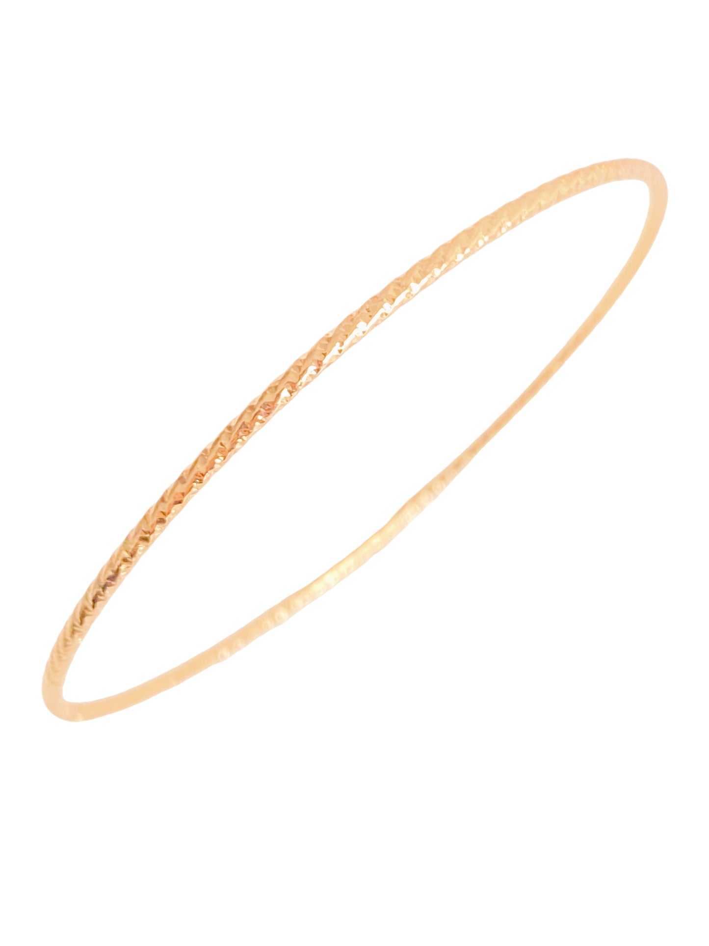 Gold Bangle Bracelet (D)