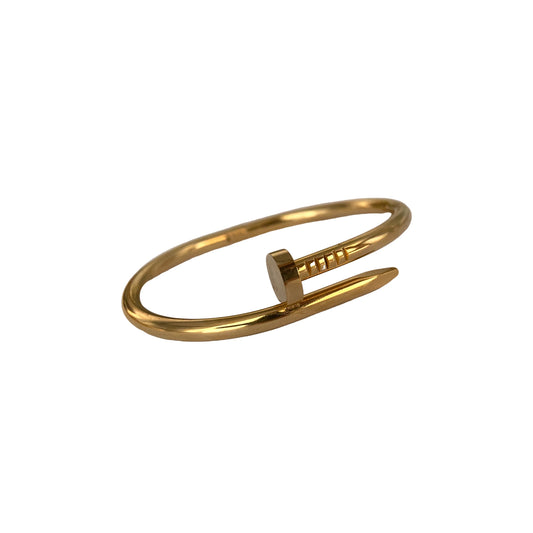 Asymmetric Nail - Shaped Cuff Bracelet | 18K Gold - Plated Trendy Bangle
