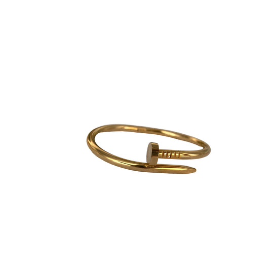 Asymmetric Nail - Shaped Cuff Bracelet | 18K Gold - Plated Trendy Bangle
