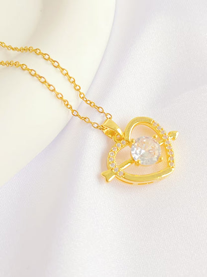 Sparkling Heart Necklace