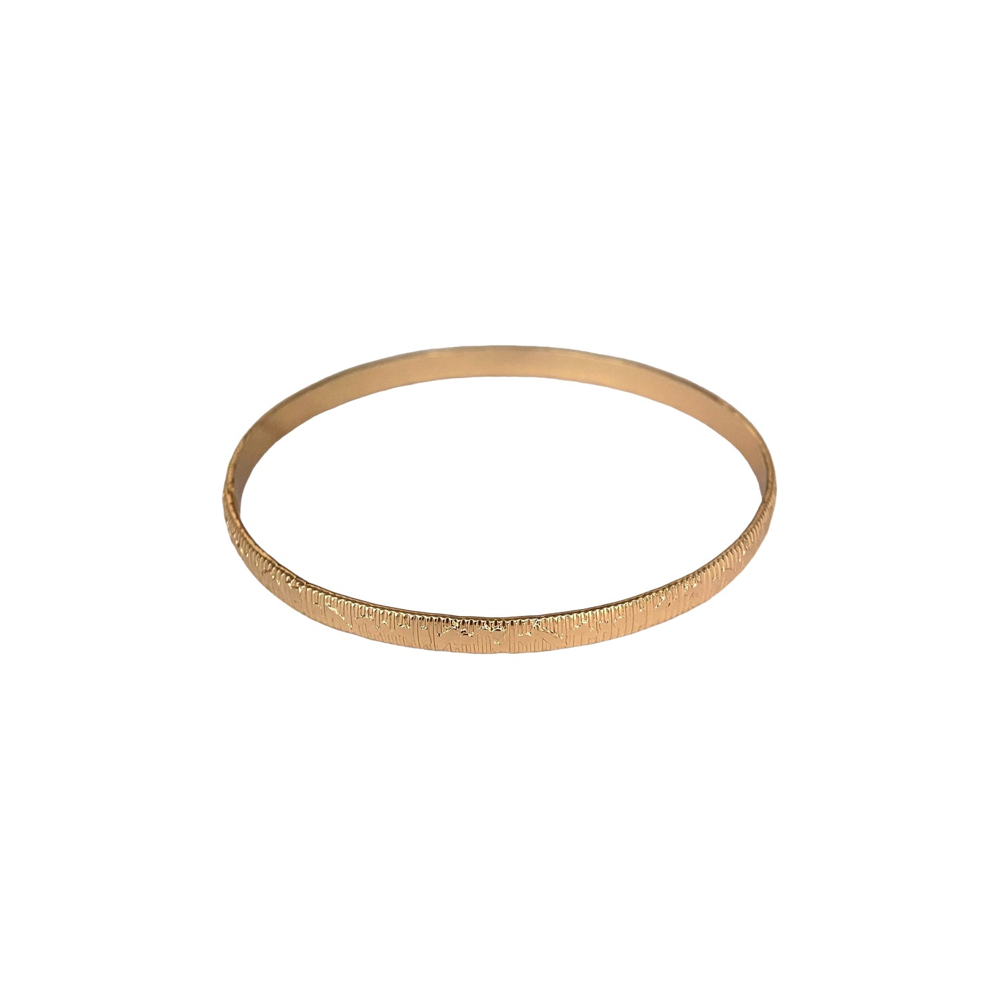 Gold Bangle Bracelet (E)