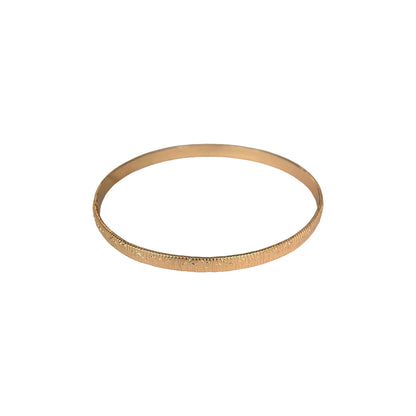 Gold Bangle Bracelet (E)