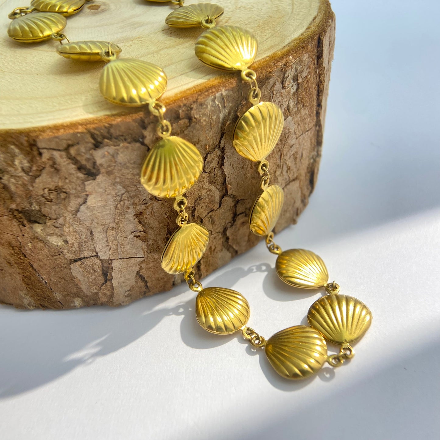 Gold Shell Necklace