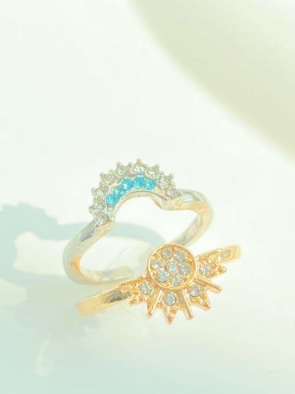 Celestial Sun - Moon Ring