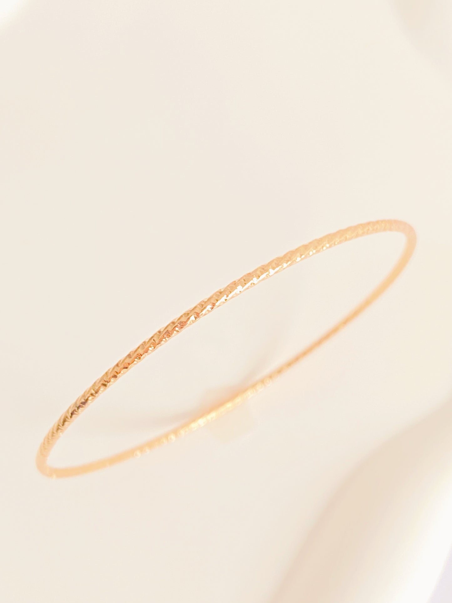 Gold Bangle Bracelet (D)