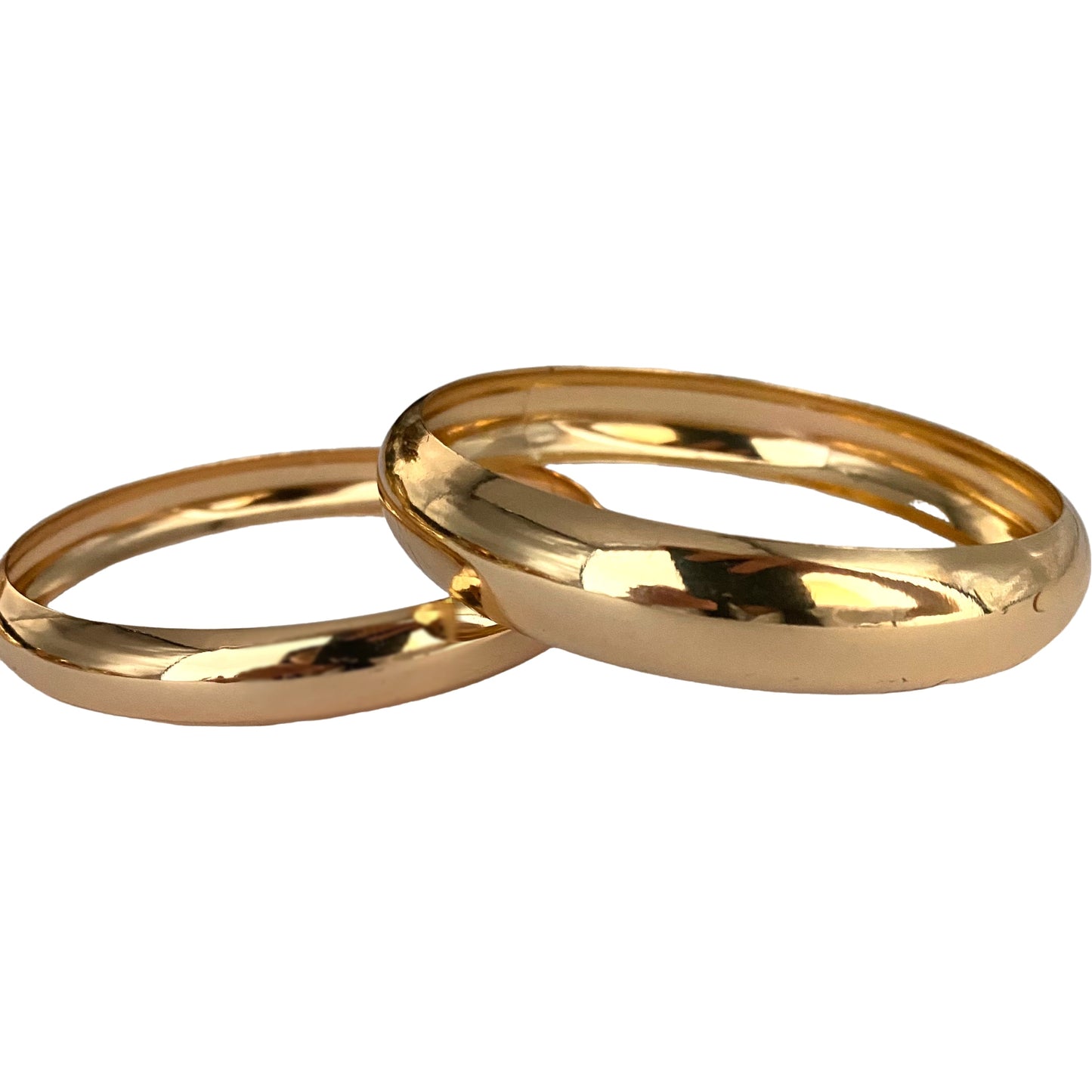 One Gold Bangle (B-Width13mm)